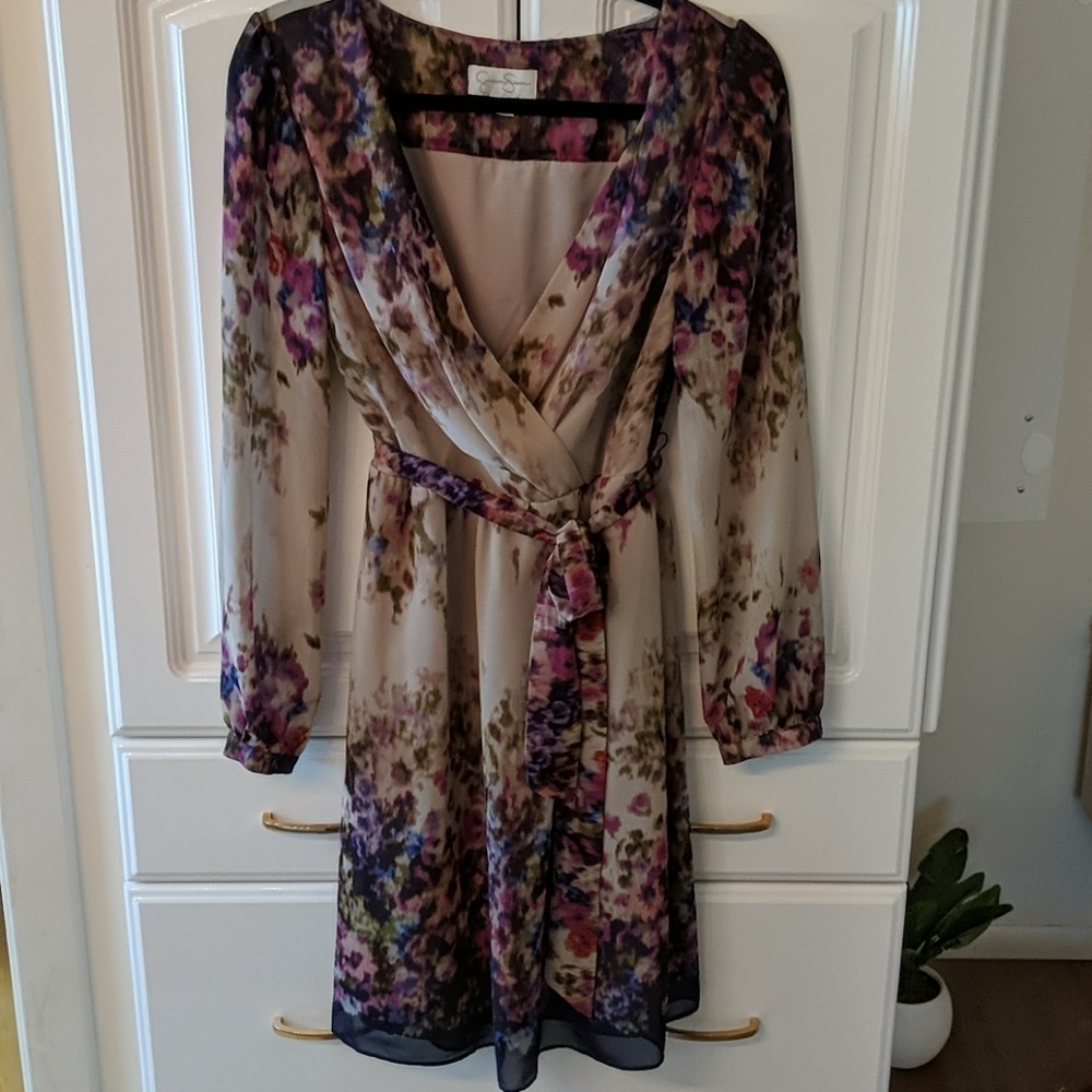 Jessica Simpson chiffon dress